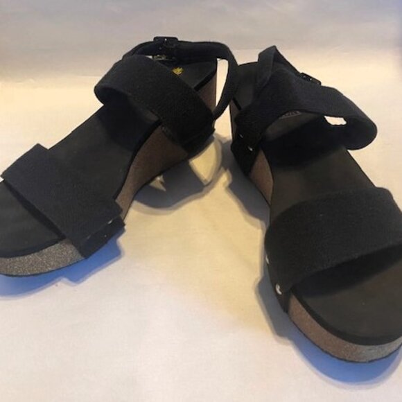 Summerlove Sling-back Wedge Sandals - Picture 1 of 6